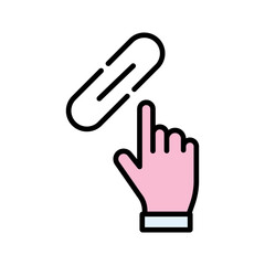 Link Click Icon Design