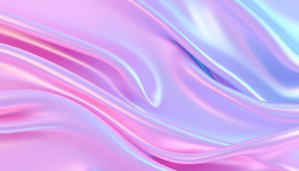 Naklejka premium Metallic pink and blue liquid texture with glossy finish