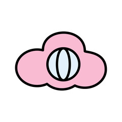 Cloud Computing Icon Design