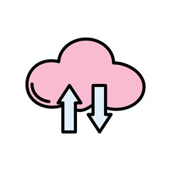 Cloud Computing Icon Design