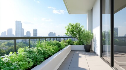 Rooftop garden, balcony garden