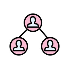 Hierarchy Structure Icon Design