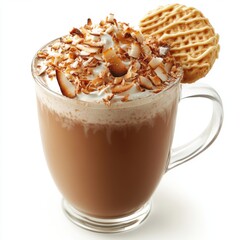 Coconut Hot Chocolate  drink 
