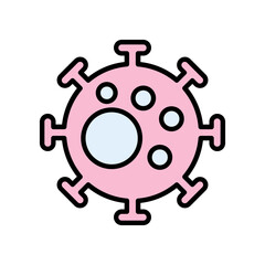 Obraz premium Coronavirus Icon Design