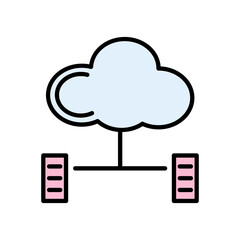 Cloud Computing Icon Design