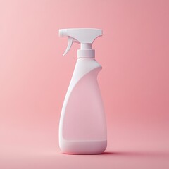 A blank cleaning product bottle with space for custom branding or text. Perfect for advertising, mockups, and commercial use.

