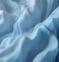 Obraz premium Softly fading abstract shapes in a serene blue haze pattern, serene landscape, atmospheric photography, dreamy effect, blurred abstract soft blue background