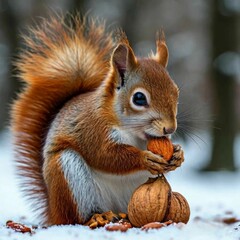 Obraz premium squirrel in the park