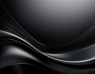 "Design a sleek and luxurious gradient background transitioning from deep black to soft platinum gray. The result should feel high-end and refined, perfect for modern, premium aesthetics."