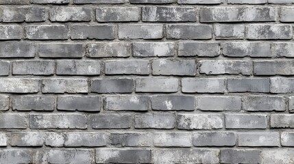Fototapeta premium Gray Brick Wall Texture: A Timeless Architectural Design