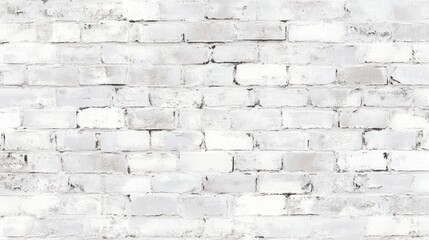 Fototapeta premium Stunning Whitewashed Brick Wall Texture. Perfect for Interior or Exterior Design Inspiration. A timeless and beautiful brick wall pattern for any project.