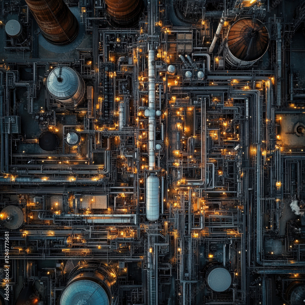 Poster close-up of an electronic circuit board with a processor and chip, featuring components of a motherb