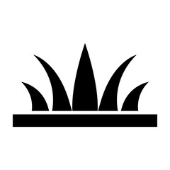 Grass Vector Glyph Icon Design