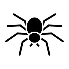 Spider Vector Glyph Icon Design