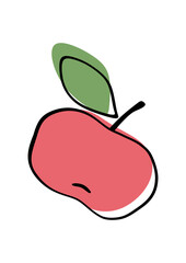 Apple illustrations for banners, cards, flyers, social media wallpapers, etc.
