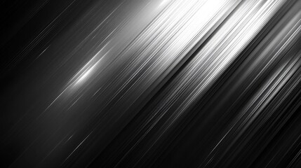 Dynamic Abstract Background with Black and White Streaks. Generative AI