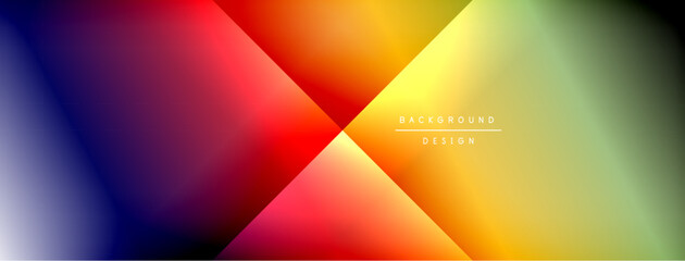 Colorful gradient with lines made of shadow and light. Creative background