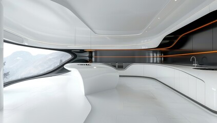 Futuristic Kitchen Design