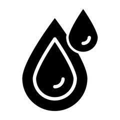 Oil Vector Glyph Icon Design