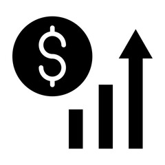 Stocks Vector Glyph Icon Design