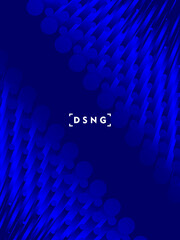 Modern blue background with luxury 3d abstract circle pattern.