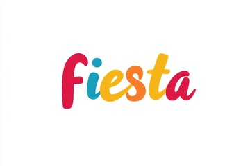 Colorful vector logo for a lively holiday fiesta celebration design