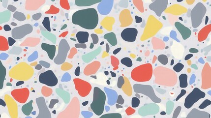 Vibrant Terrazzo Pattern Design
