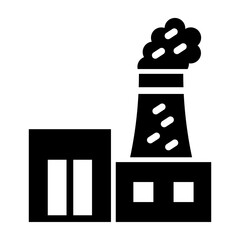 Pollution Vector Glyph Icon Design
