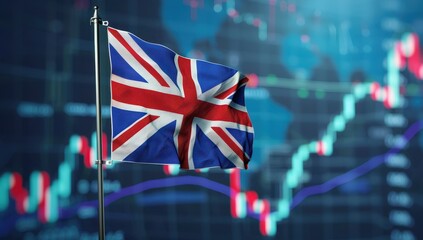 UK Flag & Stock Market