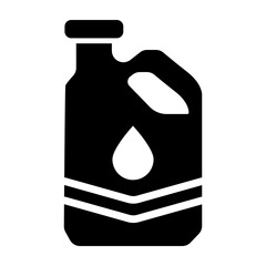 Lubricant Vector Glyph Icon Design Design