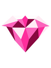 diamond pink illustration
