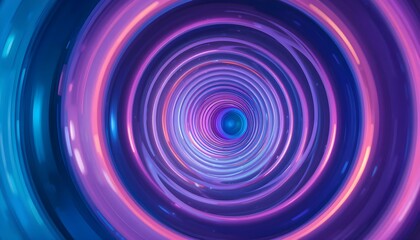 Abstract background with a swirling pattern of neon lights.