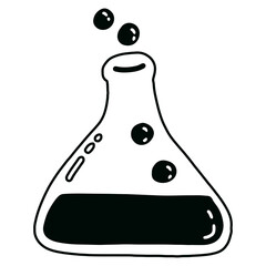 Lab Flask Tube Doodles
