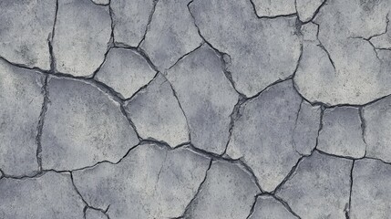 Fototapeta premium Stunning Grey Cracked Stone Wall Texture