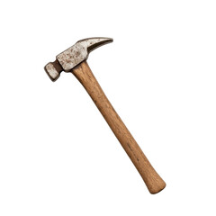 Hammer tool on white isolate background.