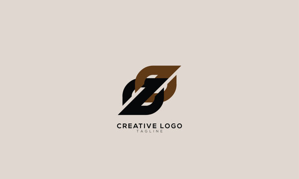 ZZ Abstract initial monogram letter alphabet logo design