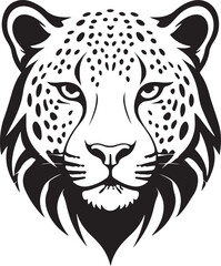 vector illustration of a leopard