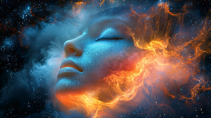 Within the subconscious lies a realm of images that weave together tranquility and mystery, evoking a serene atmosphere that calms the soul. 