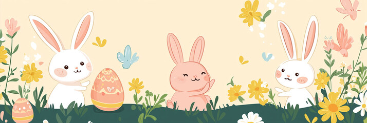 easter bunny  -web banner