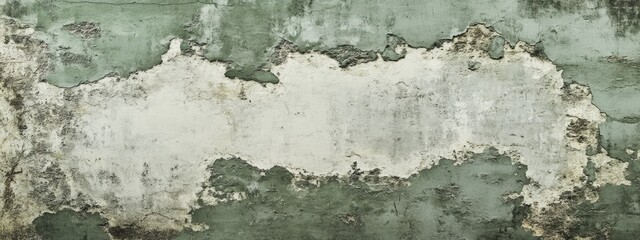 Obraz premium Weathered wall texture, peeling paint, outdoor background, design element