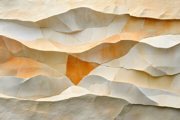 Intricate sandstone formations revealing layered geological history, sculpted by time and nature, showcasing warm hues and textures abstract patterns