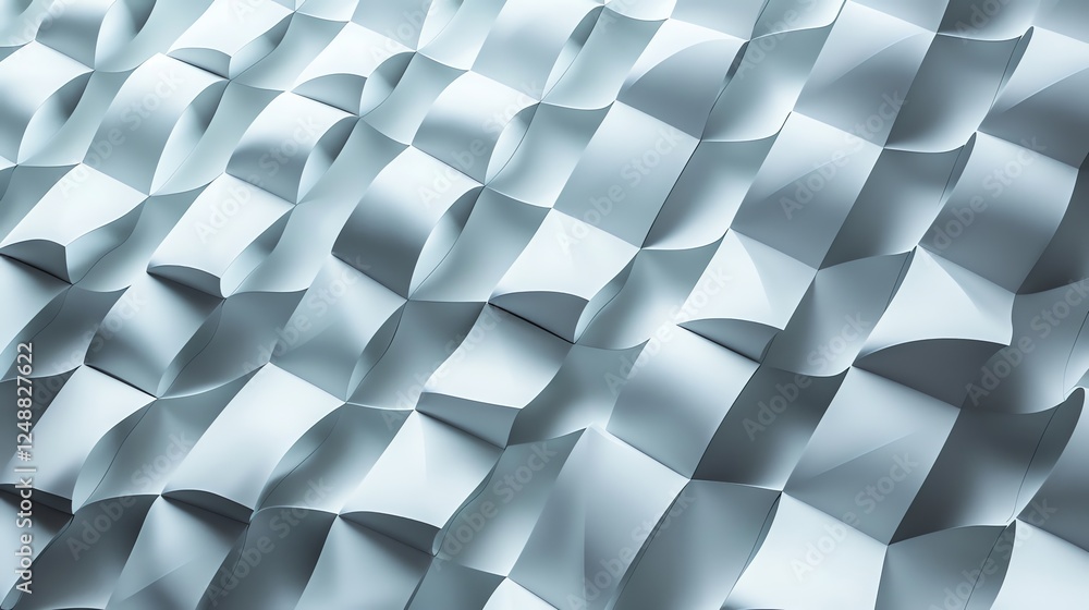 Aufkleber abstract background with a geometric pattern of white squares.