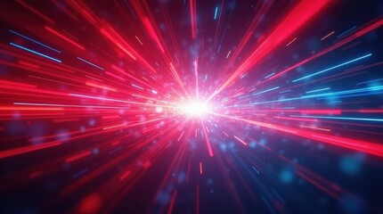 High-Energy Light Burst with Radiating Beams