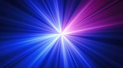 Fototapeta premium Abstract Light Show of Converging Blue and Pink Streaks