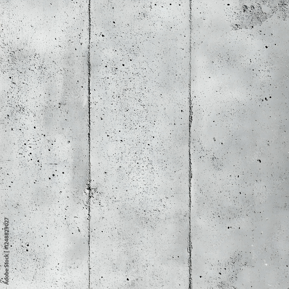 Poster monochromatic concrete texture featuring subtle imperfections and vertical divisions for architectur
