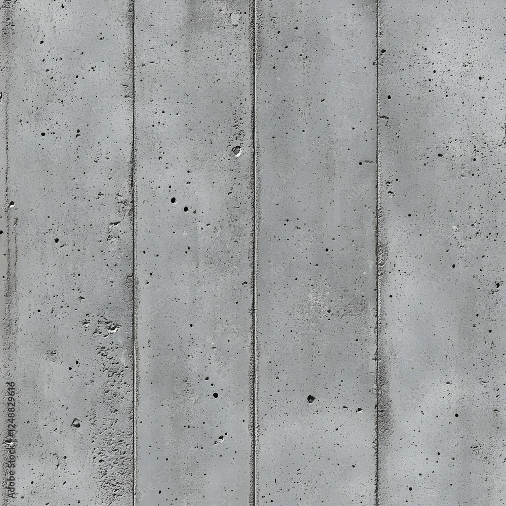 Poster abstract concrete panel surface, seamless texture of reinforced concrete wall with a pattern of vert