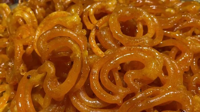 Jilapi is being sold to fair.