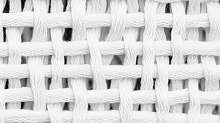 Intricate Weave Pattern: A Detailed View of Intertwined Threads