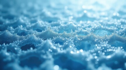 Obraz premium Frost-Covered Glass with Intricate Ice Patterns