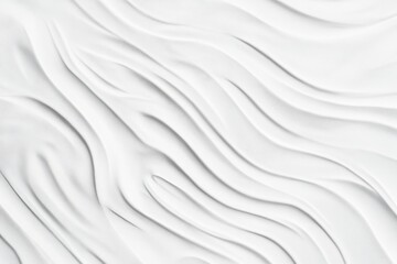 Obraz premium White wavy texture background, abstract design, studio shot, for website